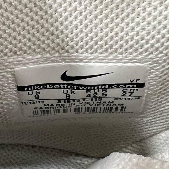 Mens white High top Air Force 1’s - Picture 2 of 4